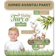Baby Turco Doğadan No:7 XXLarge 96 Adet Bebek Bezi
