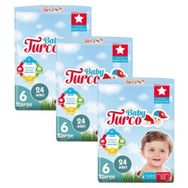 Baby Turco No:6 XLarge 72 Adet Bebek Bezi