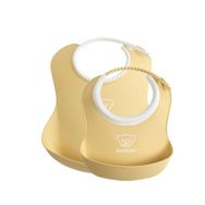 Babybjorn Powder Yellow Yumuşak Plastik Mama Önlüğü Seti