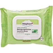 Babydream Çok Hassas Cilt Yüz ve Ellere Özel Aloe Veralı 25'li Bebek Islak Mendil