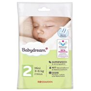 Babydream No:2 Mini 2 Adet Bebek Bezi