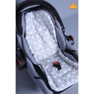 Babyhola Gri Puset ve Bebek Oto Koltuğu Minderi