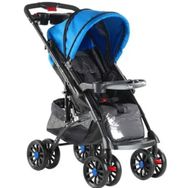 Babyhope BH-609 Polo Mavi Bebek Arabası