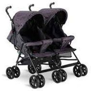 Babyhope BH-610 Siyah İkiz Bebek Arabası