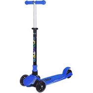 Babyhope JY-H01 Mavi Kız/Erkek Çocuk 3 Üç Teker Led Işıklı Power Scooter