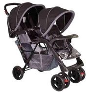 Babyhope P-738 Gri İkiz Bebek Arabası