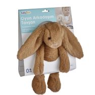 Babyjem 730 Açık Kahverengi 35 cm Uyku Arkadaşım Oturabilen Tavşan