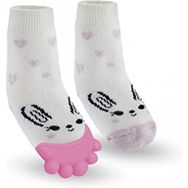 Babyjem 8681049216526 Diş Kaşıyıcılı Havlu Kız Bebek Çorap