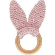 Babyjem Ahşap Halka Pembe Diş Kaşıyıcı