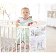 Babyjem Beyaz Yatak Beşik Başı Organizer