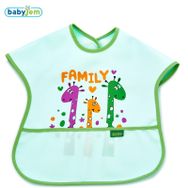 Babyjem Poli Büyük Muşamba Yeşil Mama Önlüğü