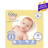 Baby&Me No:3 Midi 50 Adet Bebek Bezi