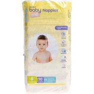 Baby&Me No:6 XLarge 50 Adet Bebek Bezi