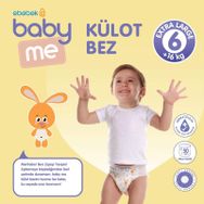 Baby&Me No:6 XLarge 50 Adet Külot Bebek Bezi