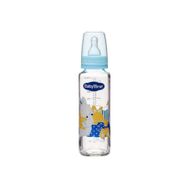 Babytime BT073 250 ml Açık Mavi Klasik Cam Biberon
