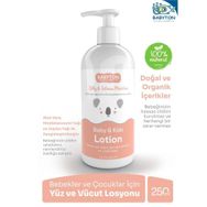 Babyton Bebek ve Çocuklar İçin 250 ml Doğal Yüz ve Vücut Losyonu