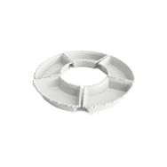 Baci Milano Joke Table&Kitchen Melamin 5'li Beyaz Meze Tabağı