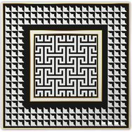 Baci Milano Optical 30x30 cm Kare Tepsi