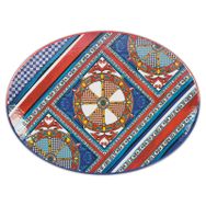 Baci Milano Sole Mio 49x36 cm Melamin Oval Servis Tabağı