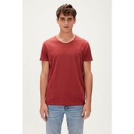 Bad Bear 18.01.07.012-C20 V-neck Tee Maroon Erkek T-shirt
