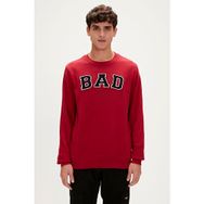 Bad Bear 19.02.12.003-C20 Kırmızı Convex Crewneck Erkek Sweatshirt