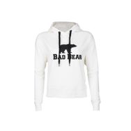 Bad Bear 210412012 Beyaz Logo Hoodie Kadın Kazak