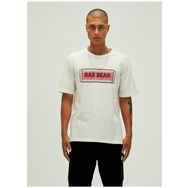 Bad Bear 22.01.07.047 MESH Bisiklet Yaka Baskılı Antrasit Erkek T-Shirt