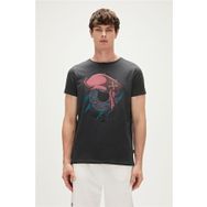 Bad Bear 23.01.07.021 Koyu Gri Erkek T-Shirt