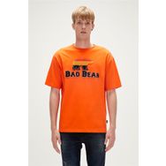 Bad Bear 23.01.07.027 Tripart Baskılı Turuncu Erkek T-Shirt