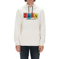 Bad Bear 230212004 Fun Beyaz Hoodie Erkek Kazak