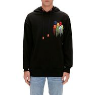 Bad Bear 230212005 Rainbow Siyah Hoodie Erkek Kazak