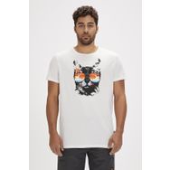 Bad Bear 24.01.07.011 Ekru Erkek T-shirt