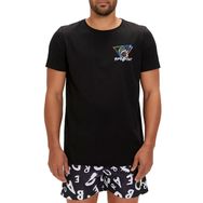 Bad Bear Bite Siyah Baskılı Erkek T-shirt