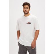 Bad Bear Chamelon Beyaz Baskılı Oversize Erkek T-shirt