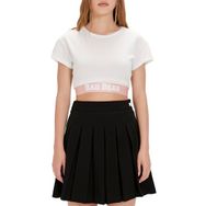 Bad Bear Della Beyaz Baskılı Kadın T-shirt