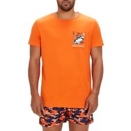 Bad Bear Francis Turuncu Baskılı Erkek T-shirt