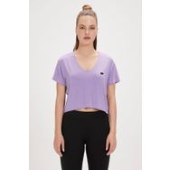 Bad Bear Menas Mor V Yaka Kadın T-shirt