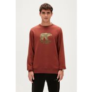 Bad Bear Re-Fınger Crewneck Turuncu Erkek Sweatshirt