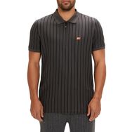 Bad Bear Theo Asfalt Polo Yaka Fermuarlı Erkek T-shirt