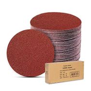 Badem10 1000 Adet 115 mm Spiral Avuç Taşlama Jumbo Paket 100 Kum Cırt Zımpara