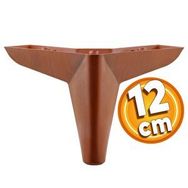 Badem10 12 cm Kahverengi Baza Ayak Mobilya Kanepe Sehpa Puf Koltuk Ayağı