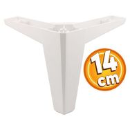 Badem10 14 cm Sedir Lüks Mobilya Kanepe Sehpa Beyaz Baza TV Ünitesi Koltuk Ayağı