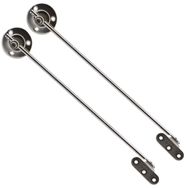 Badem10 25 cm 1 Çift Nikel Metal Sessiz Açma Kapama Amortisör Piston