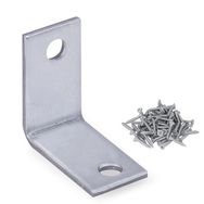 Badem10 25x25x15 mm 10 Adet Mobilya Dolap Köşe Bağlantı Sabitleme L Demir Gönye