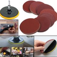 Badem10 42 Parça 115 mm Cırt Zımpara Seti + Matkap Aparatı