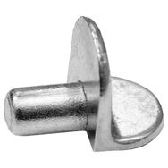 Badem10 50 Adet Raf Pimi Düz Nikel Cam Ahşap Metal Raf Tutucu Çivisi Mobilya Metal Dolap Pimi
