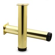 Badem10 Akça Ayarlanabilir 25 cm Gold Altın Metal Baza Mobilya Kanepe Sehpa TV Ünitesi Koltuk Ayağı