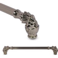 Badem10 Alyans 224 mm Rustik Metal Bronz Çekmece Dolap Kapak Kulbu