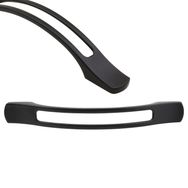 Badem10 Aslı Mobilya Dolap Kapak Çekmece Mat Siyah Metal 128 mm Kulp