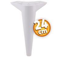 Badem10 Aspen Lüks 24 cm Beyaz Baza Mobilya Kanepe Sehpa TV Ünitesi Koltuk Ayağı